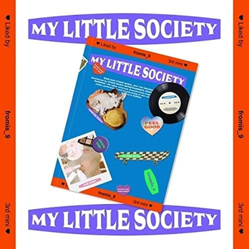 Fromis_9 My Little Society 3Rd Mini Album My Society Version Cd+72P Photobook+1P Mini Card+2P Photocard+Message Photocard Set+Tracking Kpop Sealed