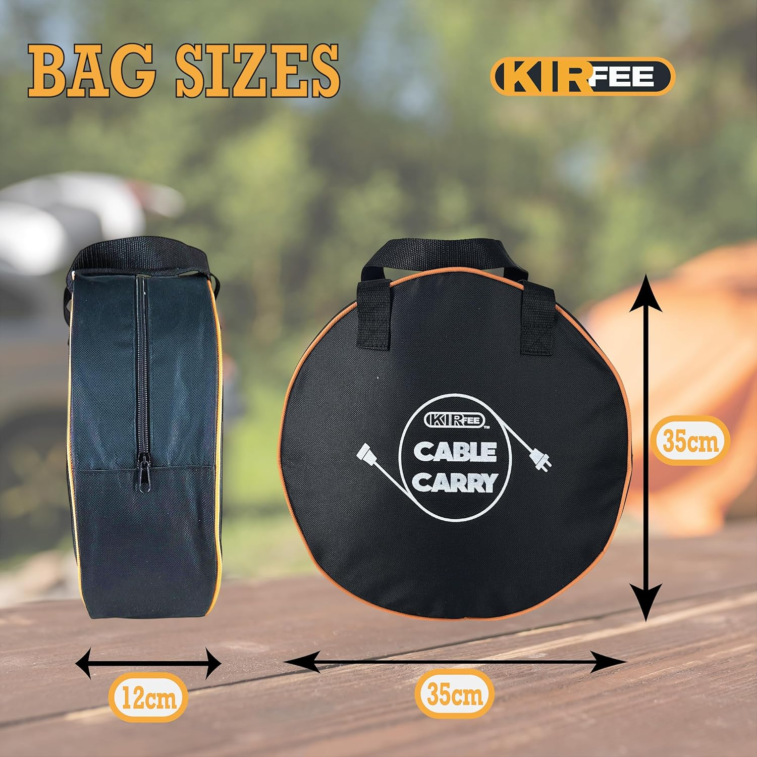 12M Caravan Hook up Cable - Caravan Extension Lead with Carry Bag - 240V 16A Camping Electric Hook up Cable - Ideal for Motorhomes, Caravans and Campervans. image number 1