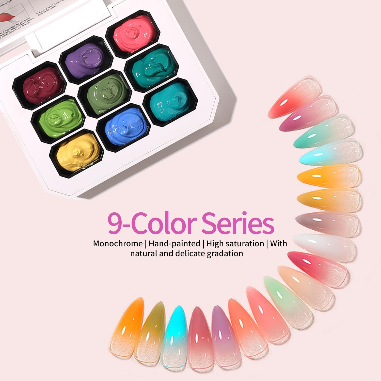 Finger Secret Omber Gel - Omber-06 image number 6