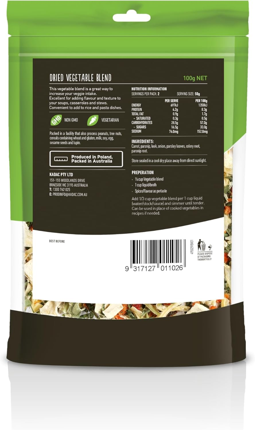 Lotus Dried Vegetable Blend 100G image number 1