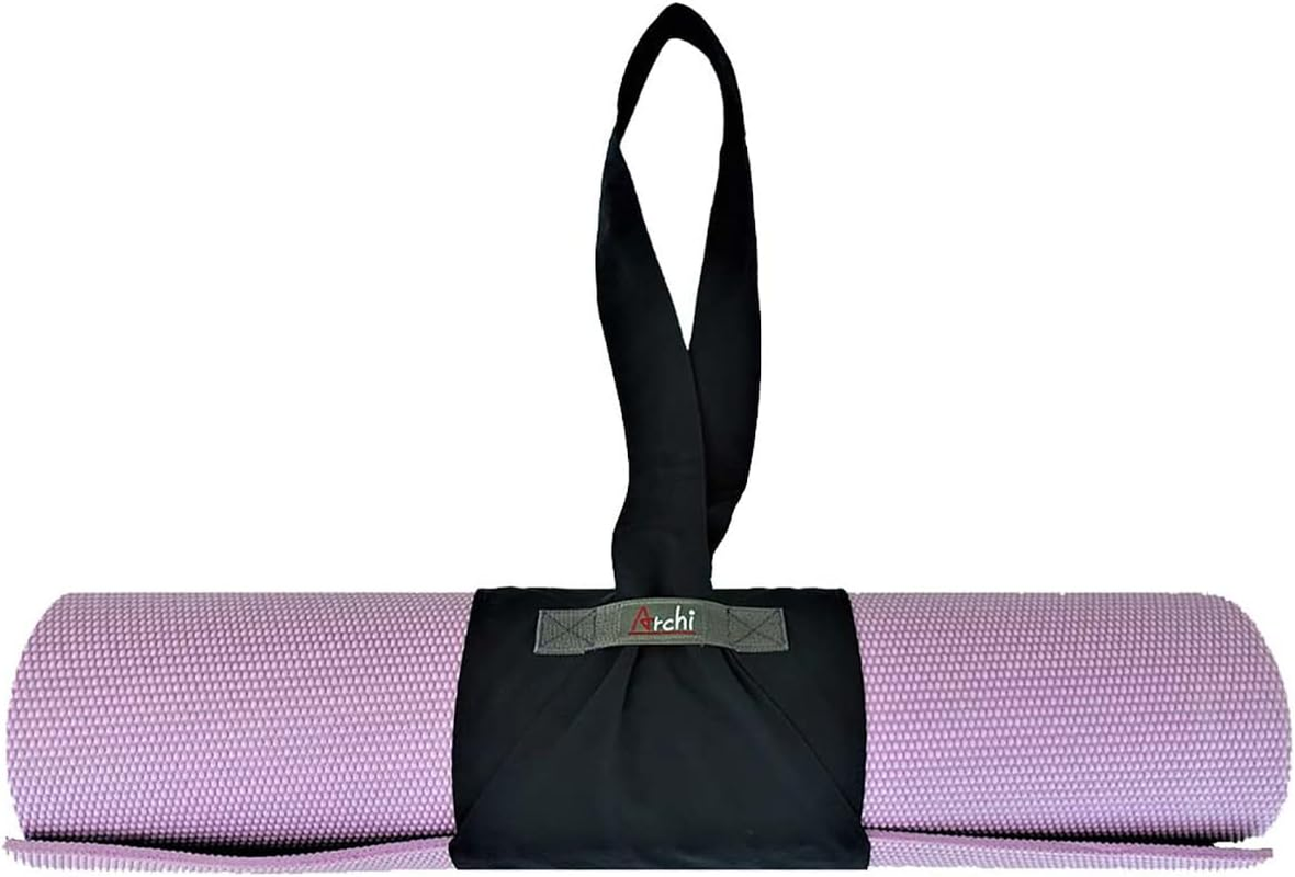 Roll up & Carry Foldable Yoga Mat Carrier &ndash; Put on and Take off Instantly &ndash; Patented Innovative Design &ndash; Washable Lightweight Material Is Durable and Fits Most Standard Size Mats