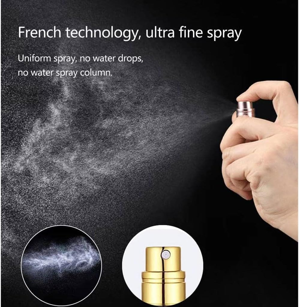 Portable Mini Refillable Perfume Atomizer Leather Travel Cologne Sprayer Atomizer Leakproof Spray Bottle Sample Container for Business image number 2