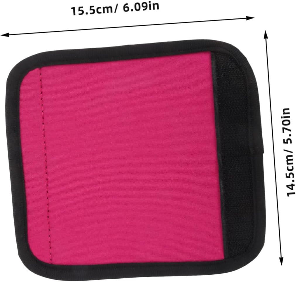 GAXIRE Luggage Handle Wraps and Hand Protectors Soft Pink Suitcase Handle Saddles Travel Accessories Comfortable Grip for Suitcases and Bags image number 3