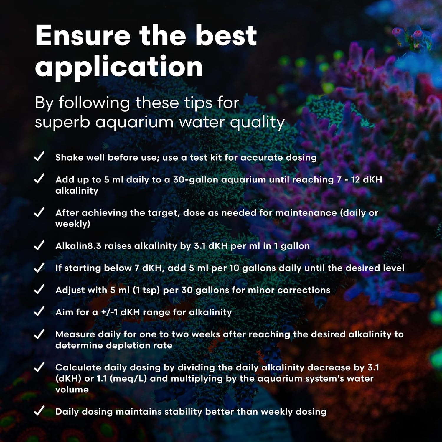 Brightwell Aquatics Alkalin8.3, Concentrated KH Buffer Supplement for All Marine Fish & Reef Aquaria, 250Ml