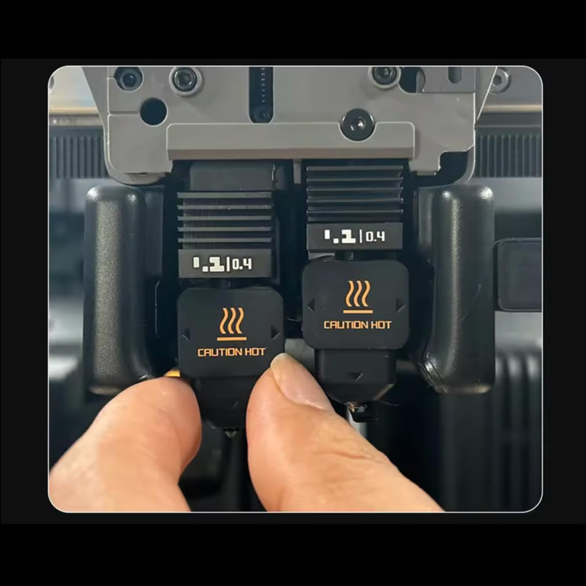 H2D Combo Hotend Print Head Kit &ndash; Upgraded Hardened Steel Nozzle (0.4Mm) with Silicone Cover Sock &ndash; Compatible with Bambu Lab A1, A1 Mini, H2D Combo 3D Printer &ndash; High-Temperature Extruder Upgrade image number 2