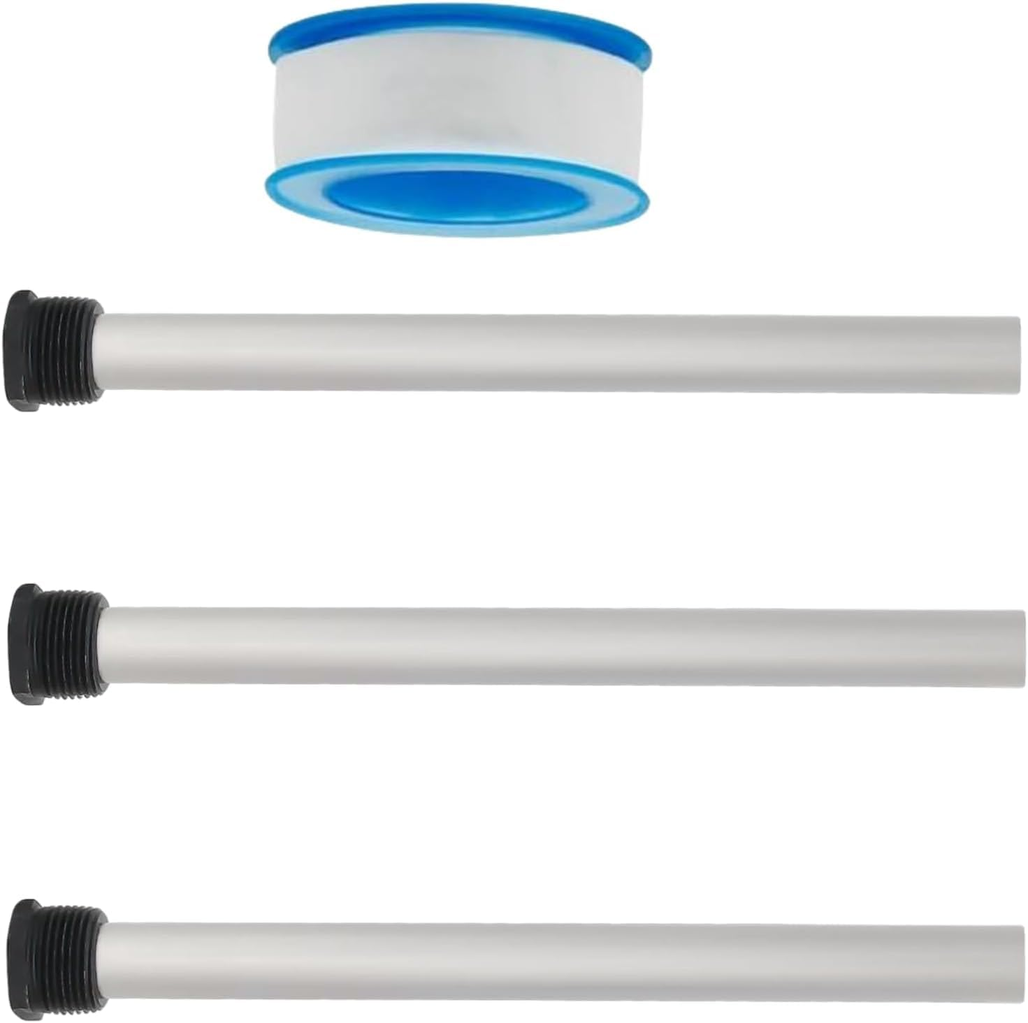 3Pack RV Water Heaters Magnesium Anode Rod 9.25"L X 3/4"NPT RV Hot Water Tank Anode Rod Replacement Part for Suburban 232767 image number 3