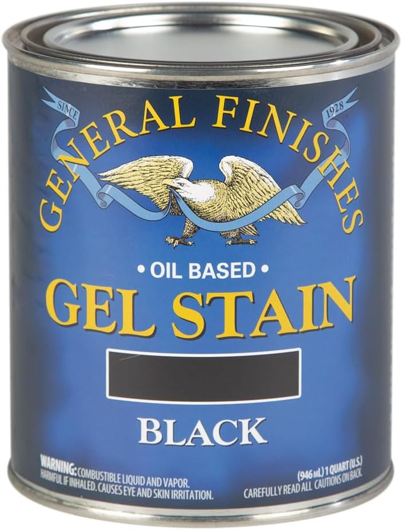 General Finishes BLH Gel Stain Half Pint Black