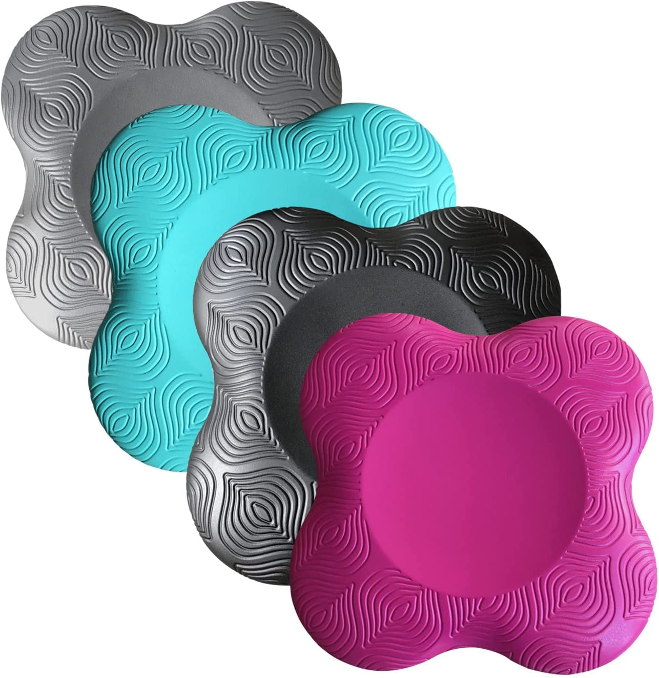 Sunflower Home 2 Packs Yoga Knee Pad Cushion Extra Thick for Knees Elbows Wrist Hands Head Foam Pilates Kneeling Pad