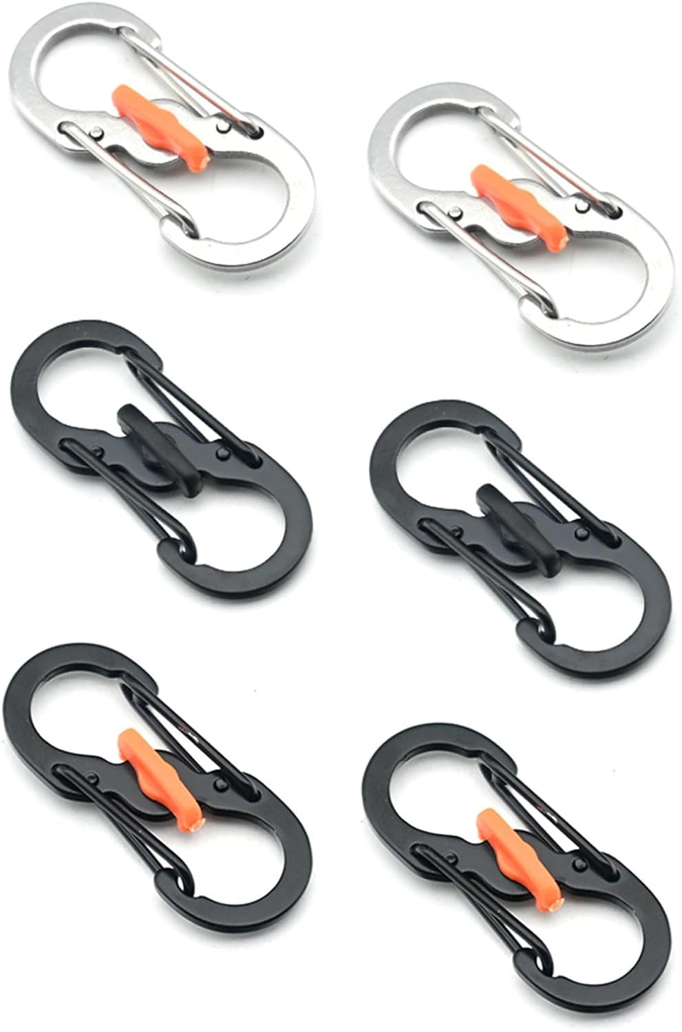 Zipper Clip Theft Deterrent - 6 PCS Built-In Lock Buckle Security Fasteners,Backpack Zipper Lock, Quick Disconnect Clip - Key Holder Add-On,Theft Deterrent Bag Accessories for Travel, School Outdoor image number 3