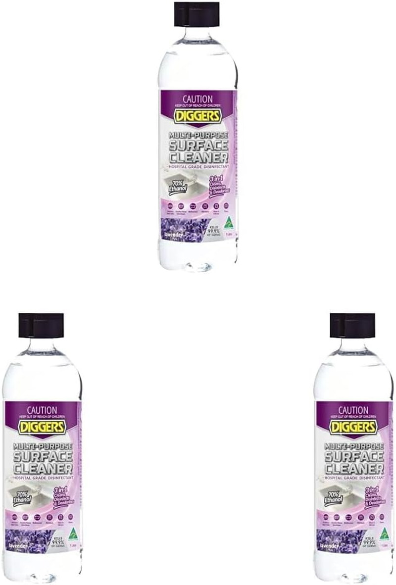 Diggers Lavender Multi Prpose Cleaner 1 Liter (Pack of 3)
