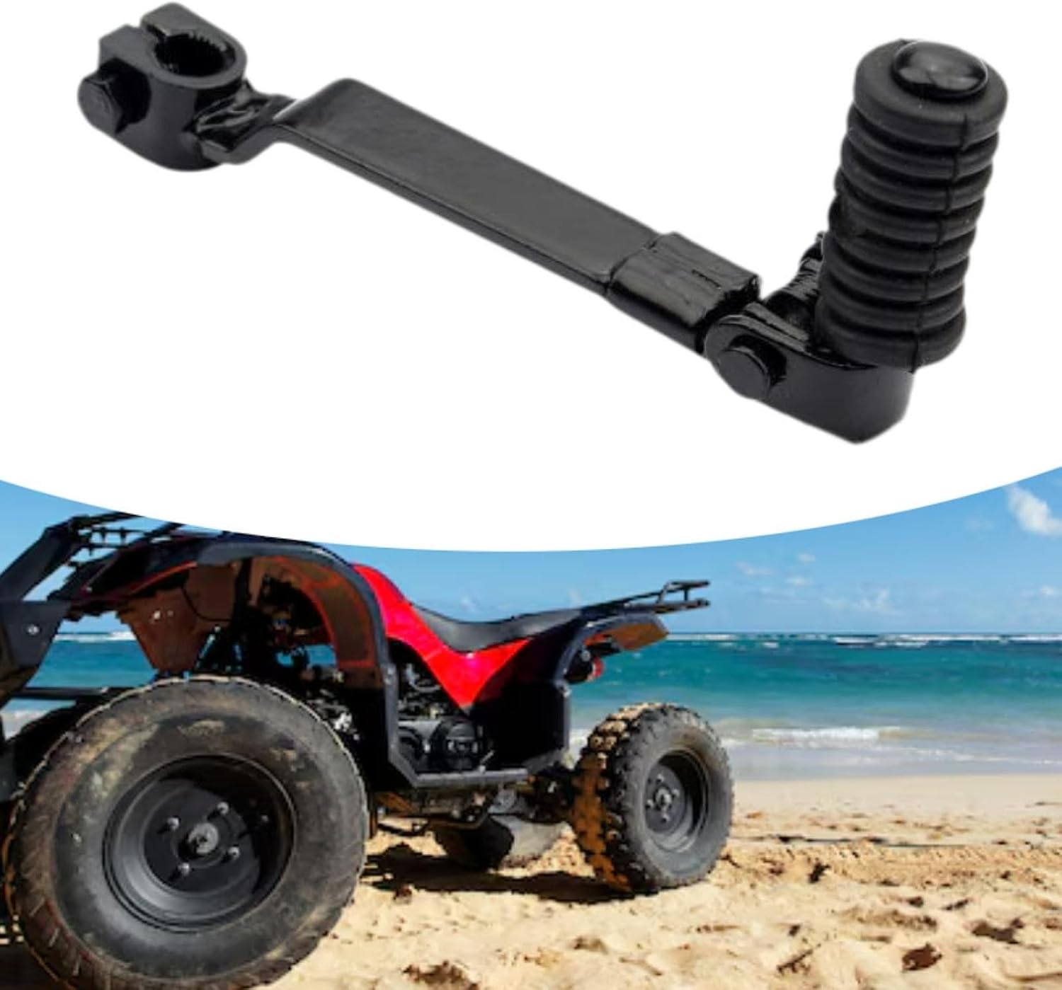 FJMQHU Shift Lever Pedal Folding Shift Lever for 50Cc-125Cc XR/ 50 Pit/Dirt/Trail Bike Gear Lever Sturdy ATV Foot Gear Lever image number 4