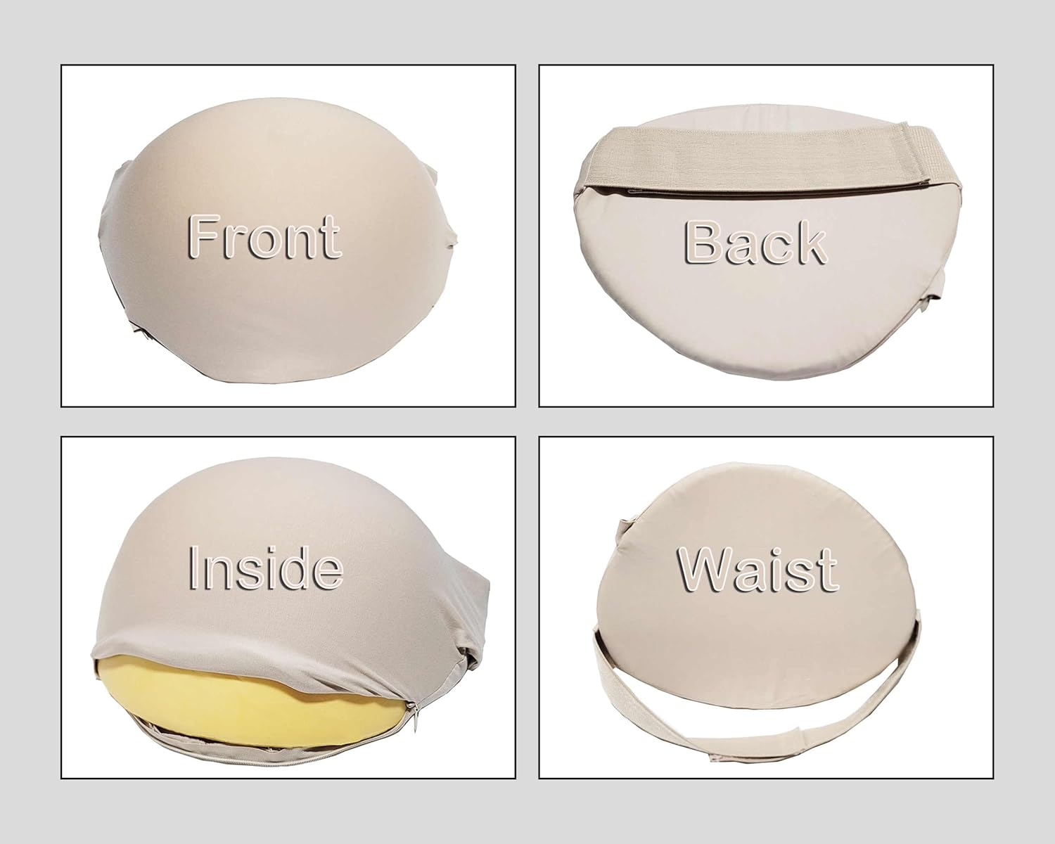 Fake Pregnancy Fake Pregnant Belly with Memory Foam Santa Big Belly Party Costume image number 1