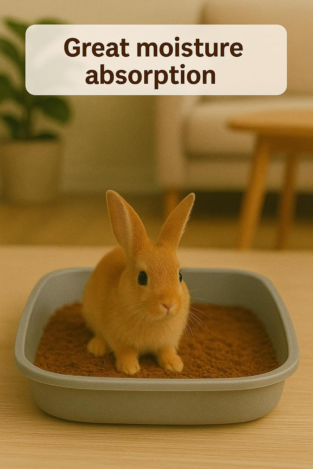 Happy Husk Eco-Friendly Coco Peat Pet Litter &ndash; 100% Coconut Fibre, Compostable & Odour-Controlling | Natural Cat Litter Loved by Cats, Rabbits & Small Pets (10L) image number 5