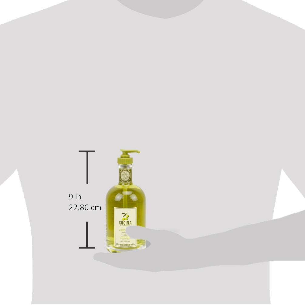 Cucina Purifying Hand Wash Coriander and Olive Tree 16.9 Fl Oz Glass Bottle by Cucina image number 5