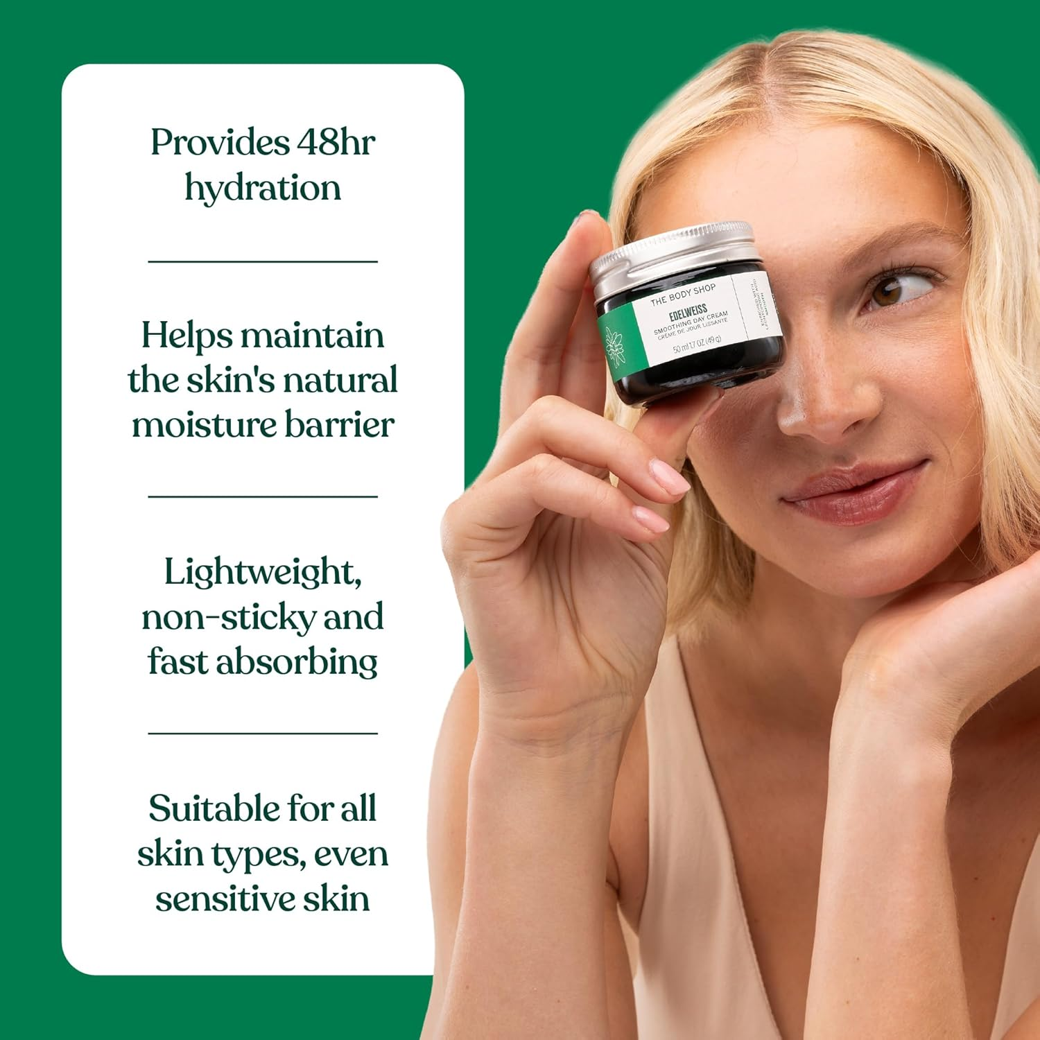 THE BODY SHOP Edelweiss Smoothing Day Cream 50 Ml