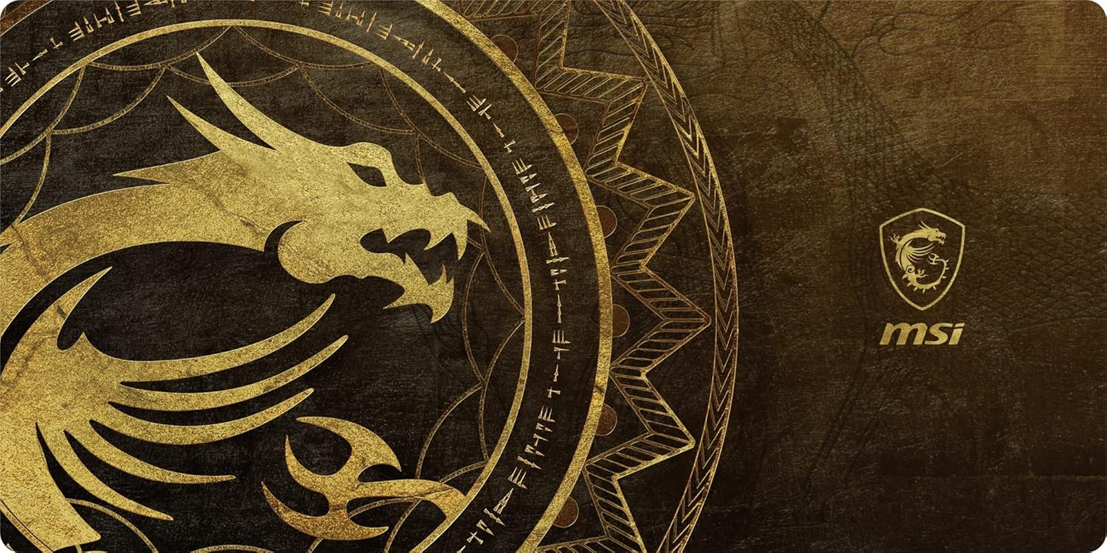 MSI Agility GD60 - RGB Gaming Mouse Pad, Low Friction Textile Surface, Soft Seamed Edges, Anti-Slip Base - 386 X 276 X 4 Mm