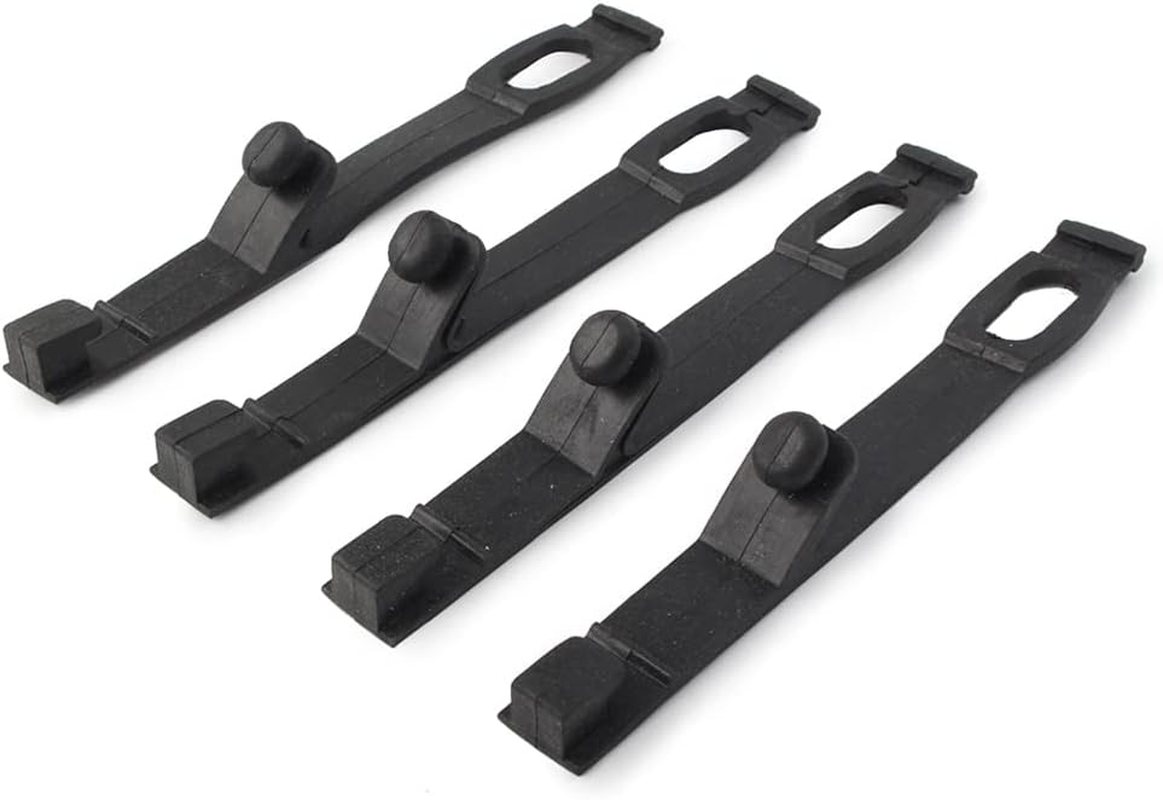 Newsmarts Motorcycle Black Headlight Fairing Rubber Straps Dirt Bike Headlamp Fix Brackets Strap Universal All Dual Sport Motorcycles Dirt Bikes Naked Motor image number 3