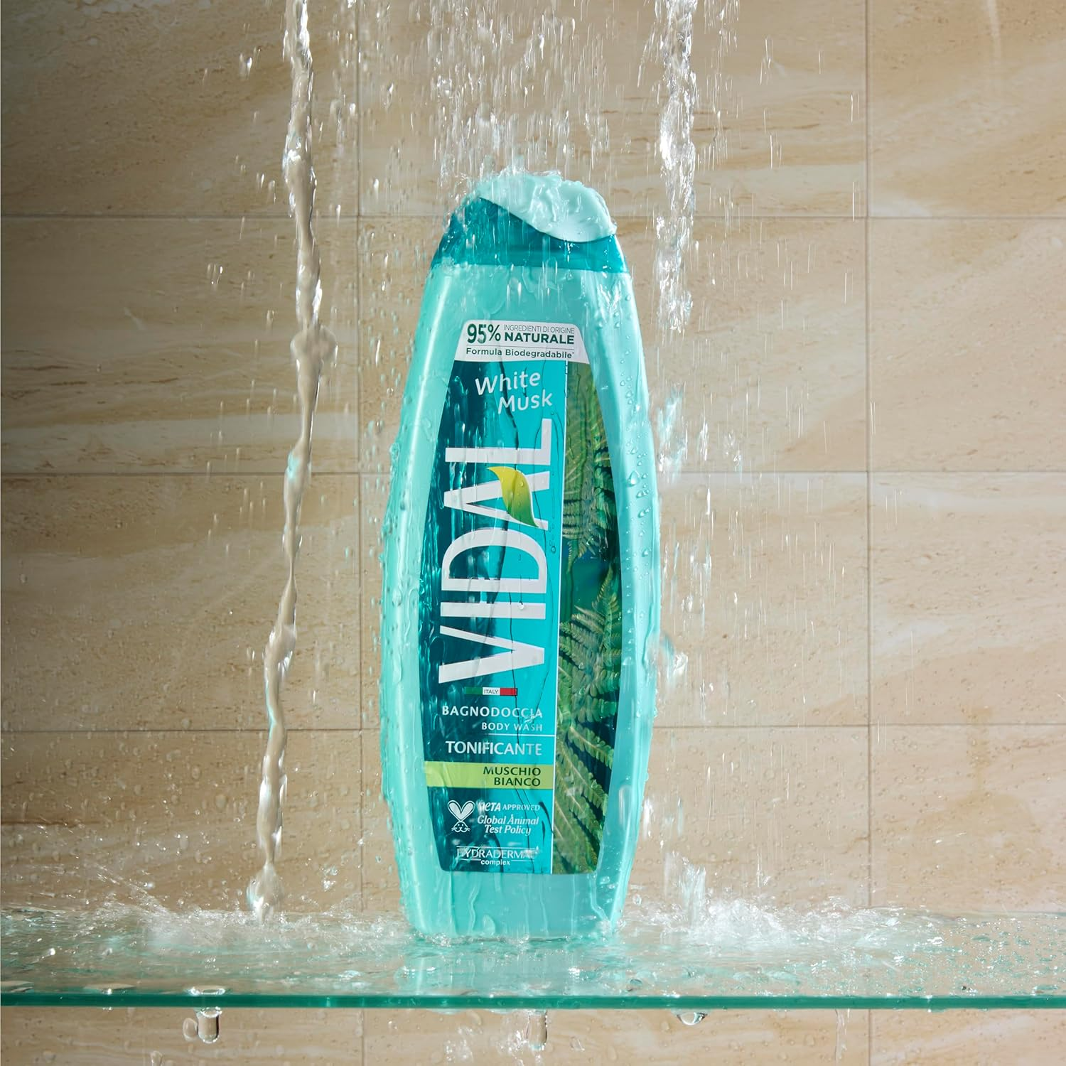 Vidal Body Wash White Musk 500Ml image number 2