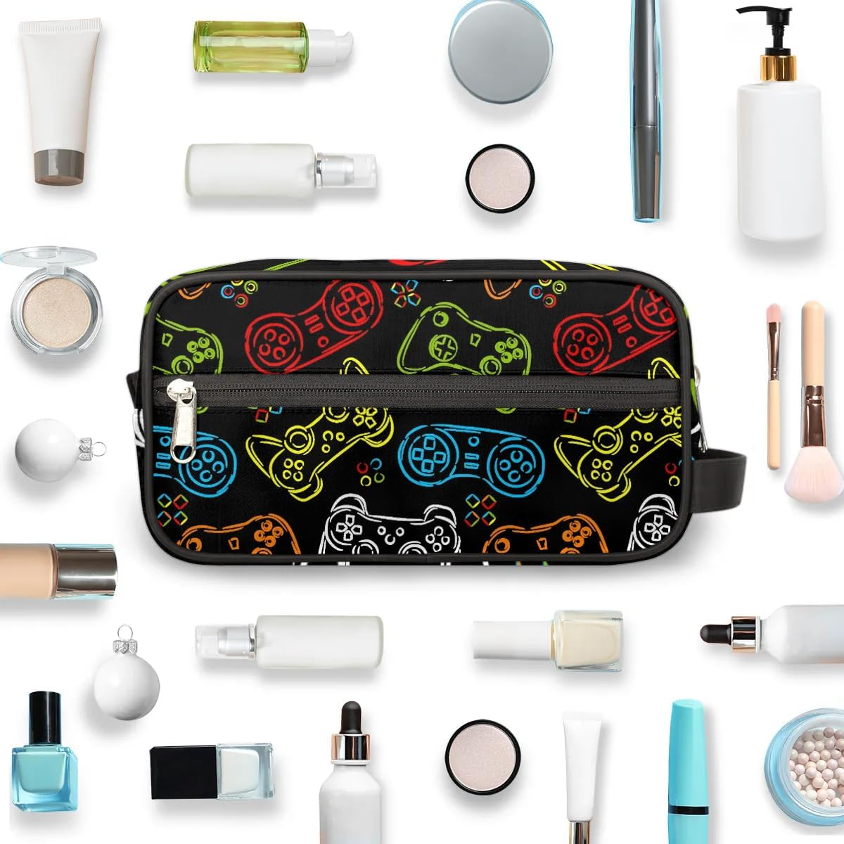 ADTASU Kids Toiletry Bag for Boys Girls, Game-3 image number 4