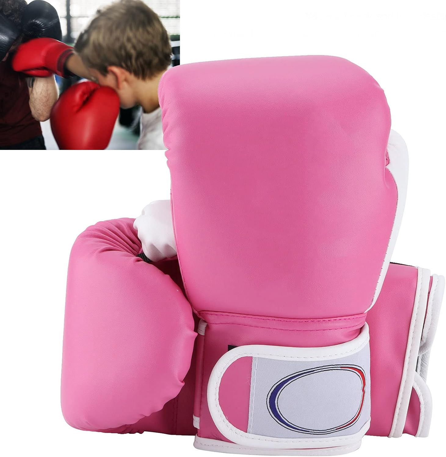 Kids Boxing Gloves, Boxing Training Gloves Soft Breathable Training Sparring Gloves for Training() image number 1