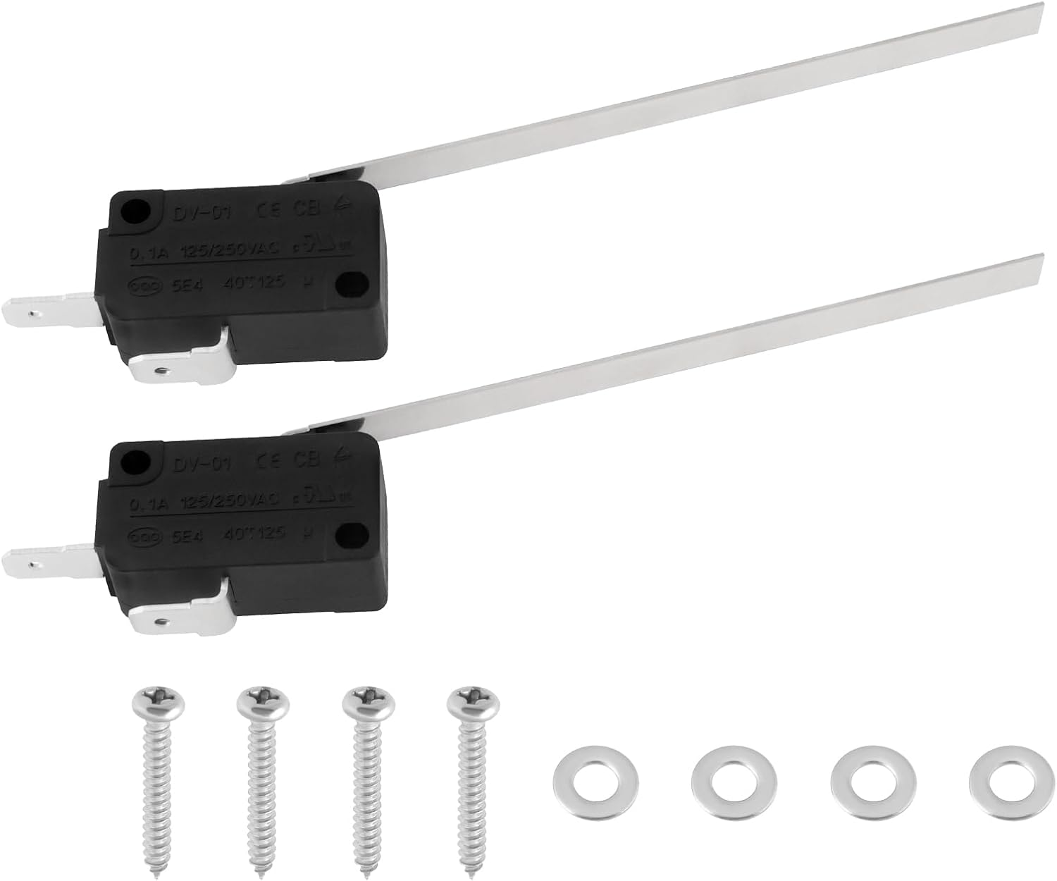 Emagtech 2PCS 232261 2-Pin Sail Switch Press Rod Length 85Mm Compatible with Suburban SF Furnace Series and F Models image number 1