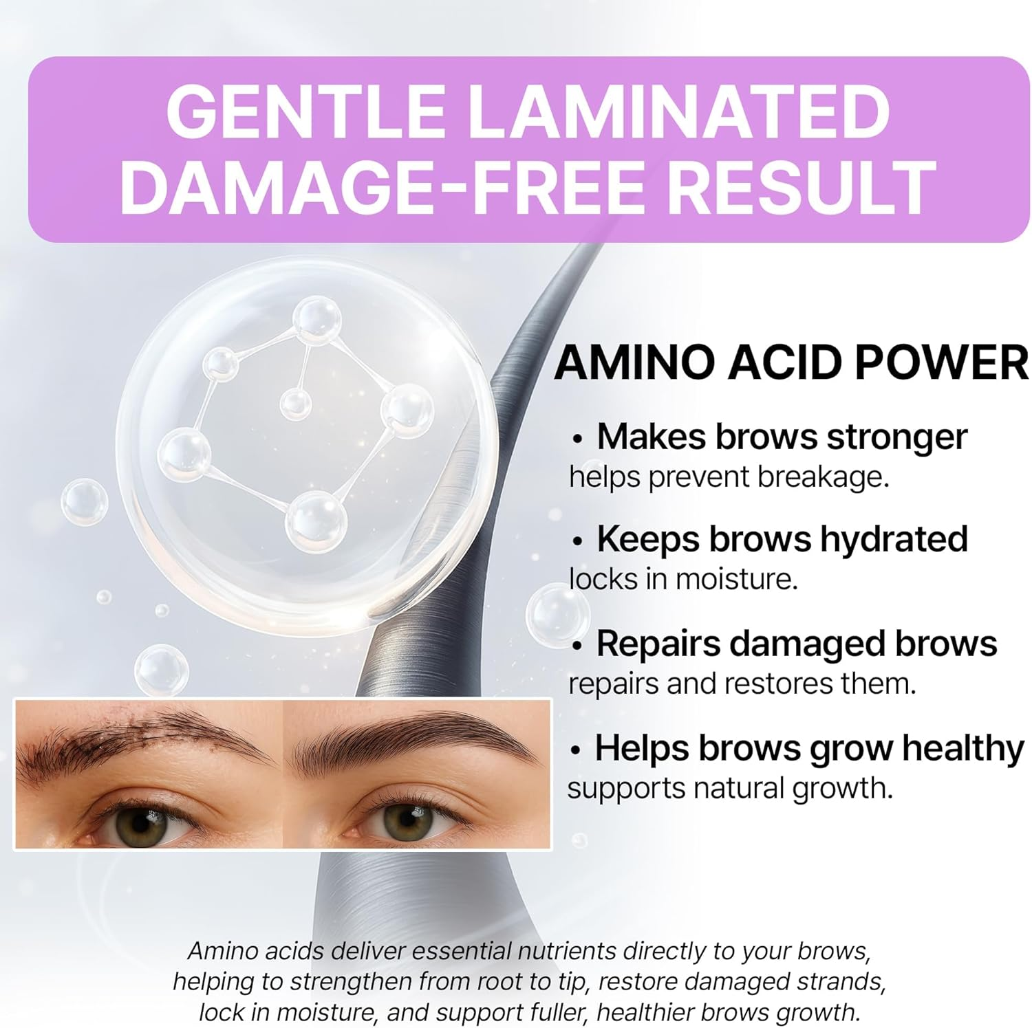 CLIONE PRIME at Home Brow Lamination Kit - DIY Eyebrow Lamination Kit Professional Eye Brow Perm Instant DIY Eyebrow Lift for Fuller Thicker Brows Lasts for Upto 8 Weeks image number 1