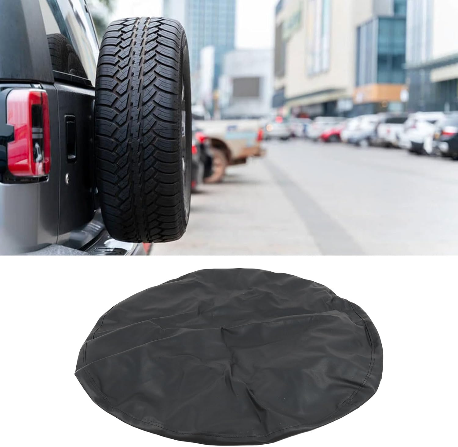 Spare Wheel Cover, Tyre Bags, Car Tyre Protective Cover, 15 Inch Car Tyre Protective Covers, Waterproof Tyre Wheel Protection, Replacement Wheel Tyre Cover for Trucks, SUV, Trailers, Motorhomes