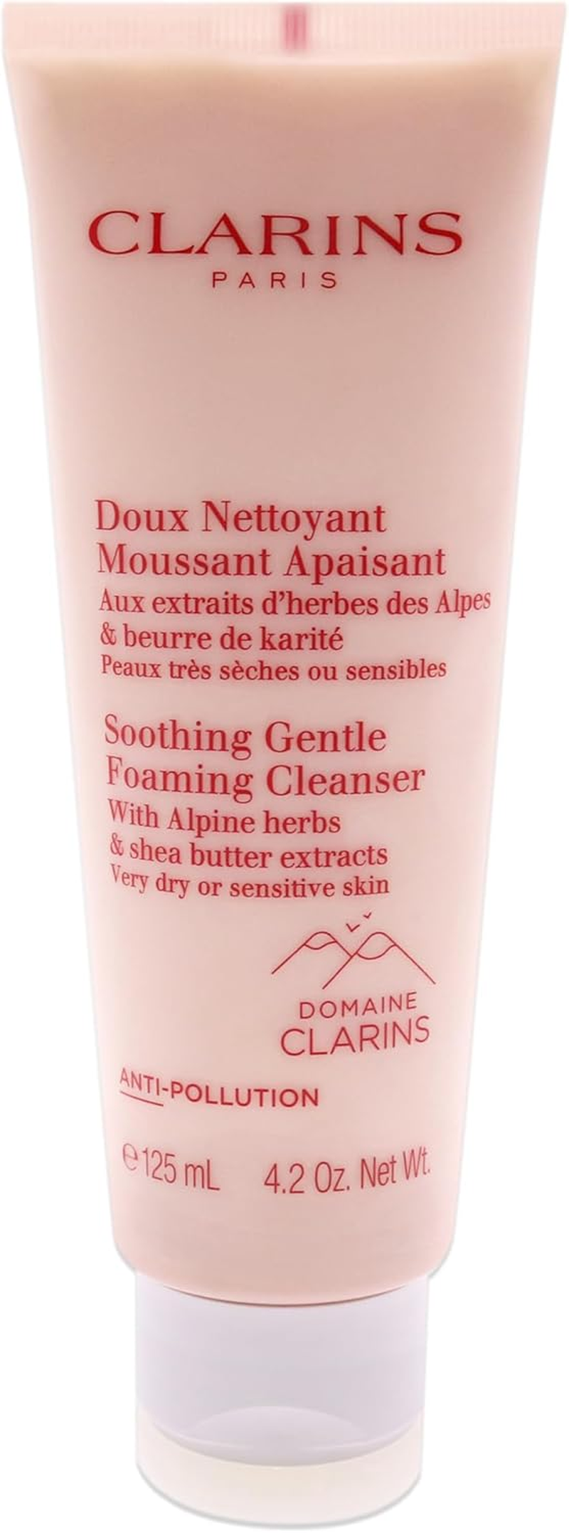 Clarins Soothing Gentle Foaming Cleanser for Unisex 4.2 Oz Cleanser image number 1