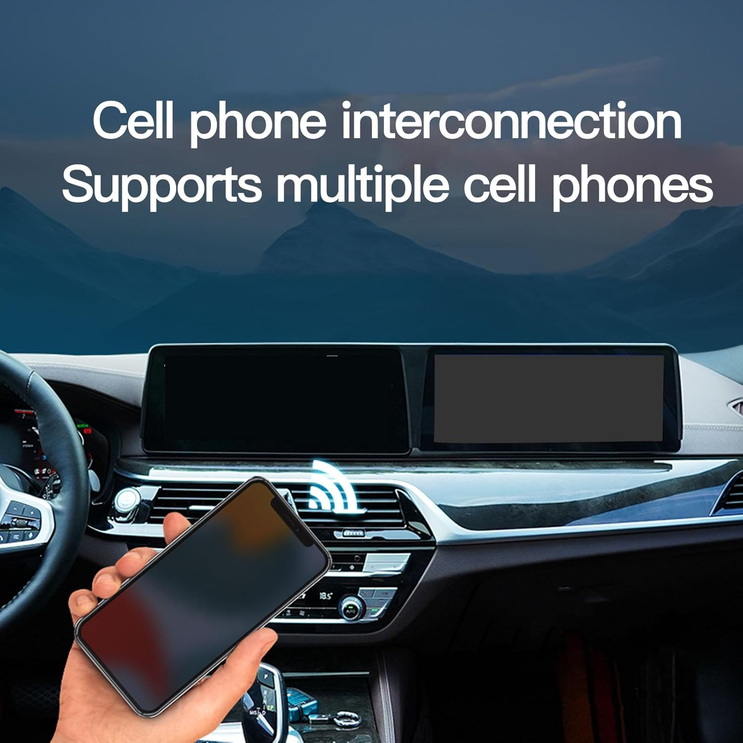 Car Screen, Entertainment Display Android 13, 12.3 Inch 2K Monitor, Wifi Bluetooth Support, Compatible with 5 Series 2021-2023 image number 4