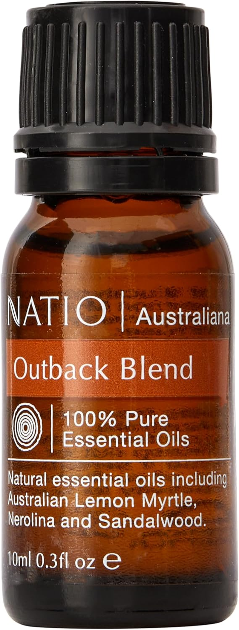 Natio Australia Australiana Pure Essential Oil Blend - Outback 10Ml - 100% Pure & Natural Essential Oil Blend - Eucalyptus, Australian Sandalwood, Lemon Myrtle, Lemon & Nerolina - Vegan Friendly & Made in Australia image number 1