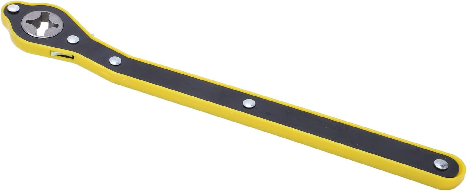 POENVFPO High Carbon Steel Ratchet Wrench for Wheel Tire Removal and Repair - Long Handle Auto Jack Spanner, for Vehicles under 2T image number 5