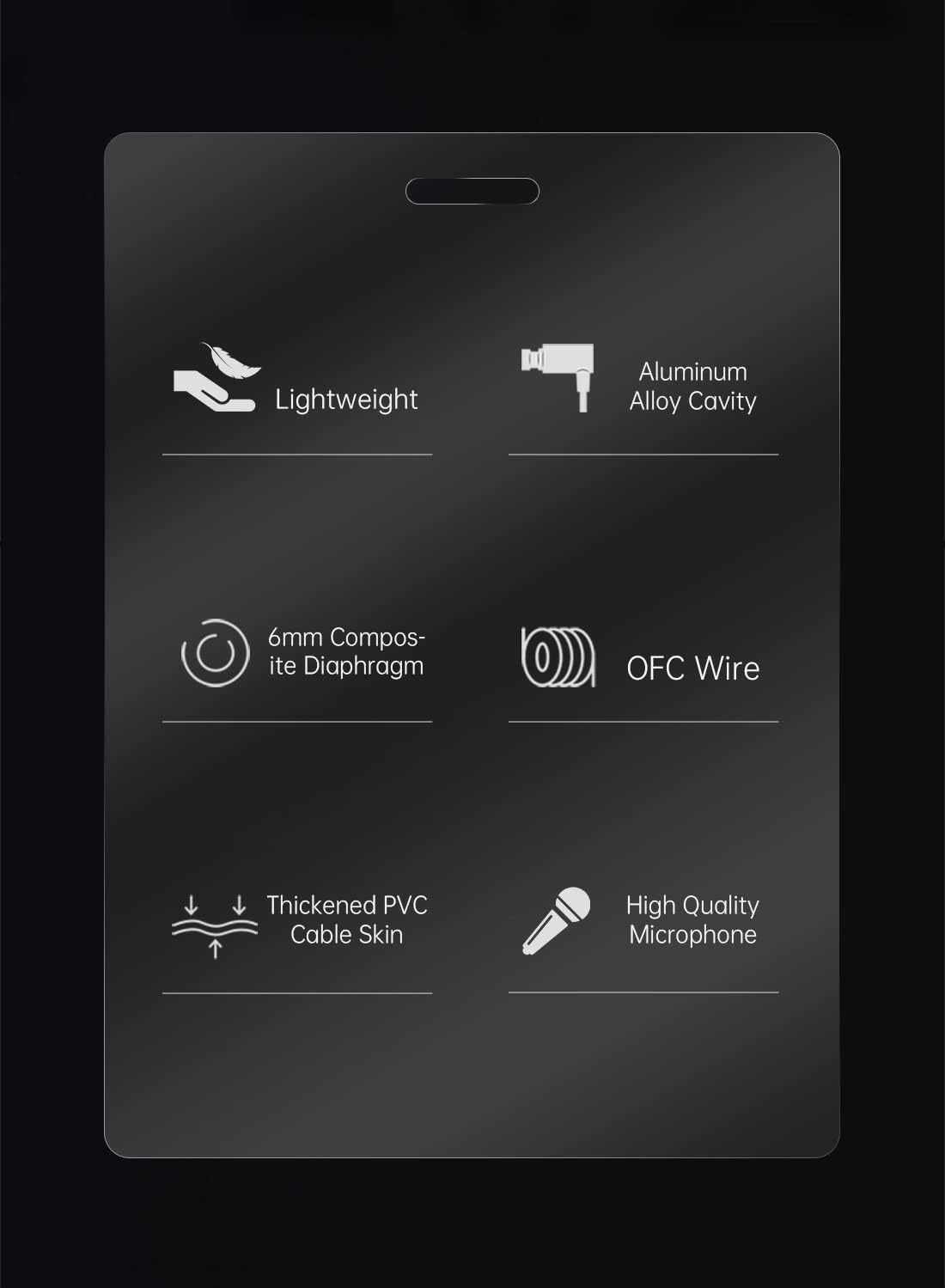 Keephifi Sleep Earbuds-Kbear Little Q In-Ear Earphone, Stereo Wired in Ear Headphones with 6Mm Composite DD, Powerful Resolution Noise Isolating Headsets with Microphone (Silver with Mic)