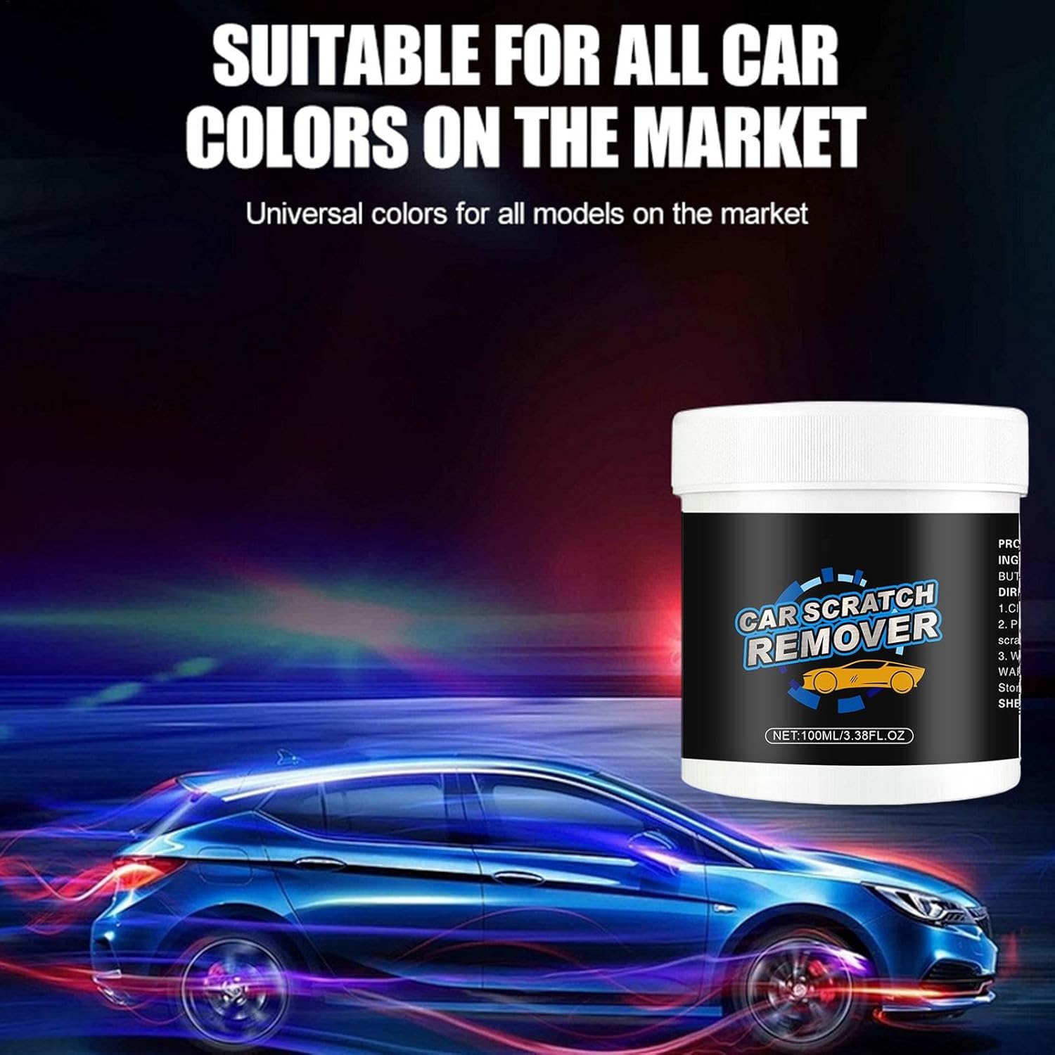 Car Scratch Remover,Paint Restorer Scratches Remover | 100Ml Car Scratch Removal, Scratch Repair for Car, Scratch Repair Paste Buffing Compound for Car Paint Restorer image number 1