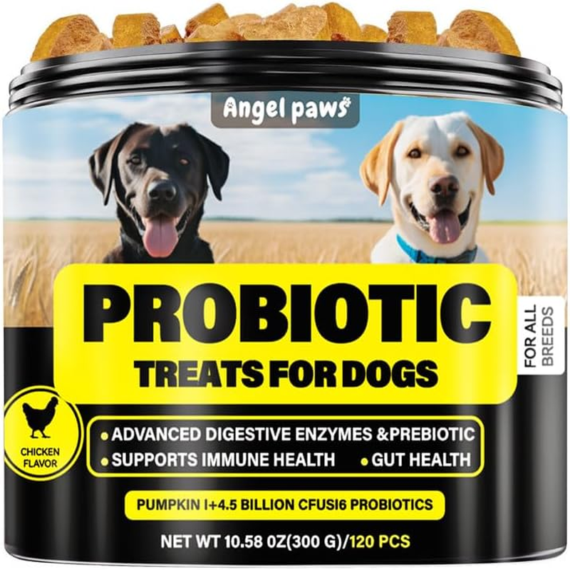 Probiotics for Dogs - Grain Free Digestive Support for Gut Health & Skin Comfort - Delicious Soft Treats with Prebiotics for Puppy, Adult & Senior Dogs image number 3