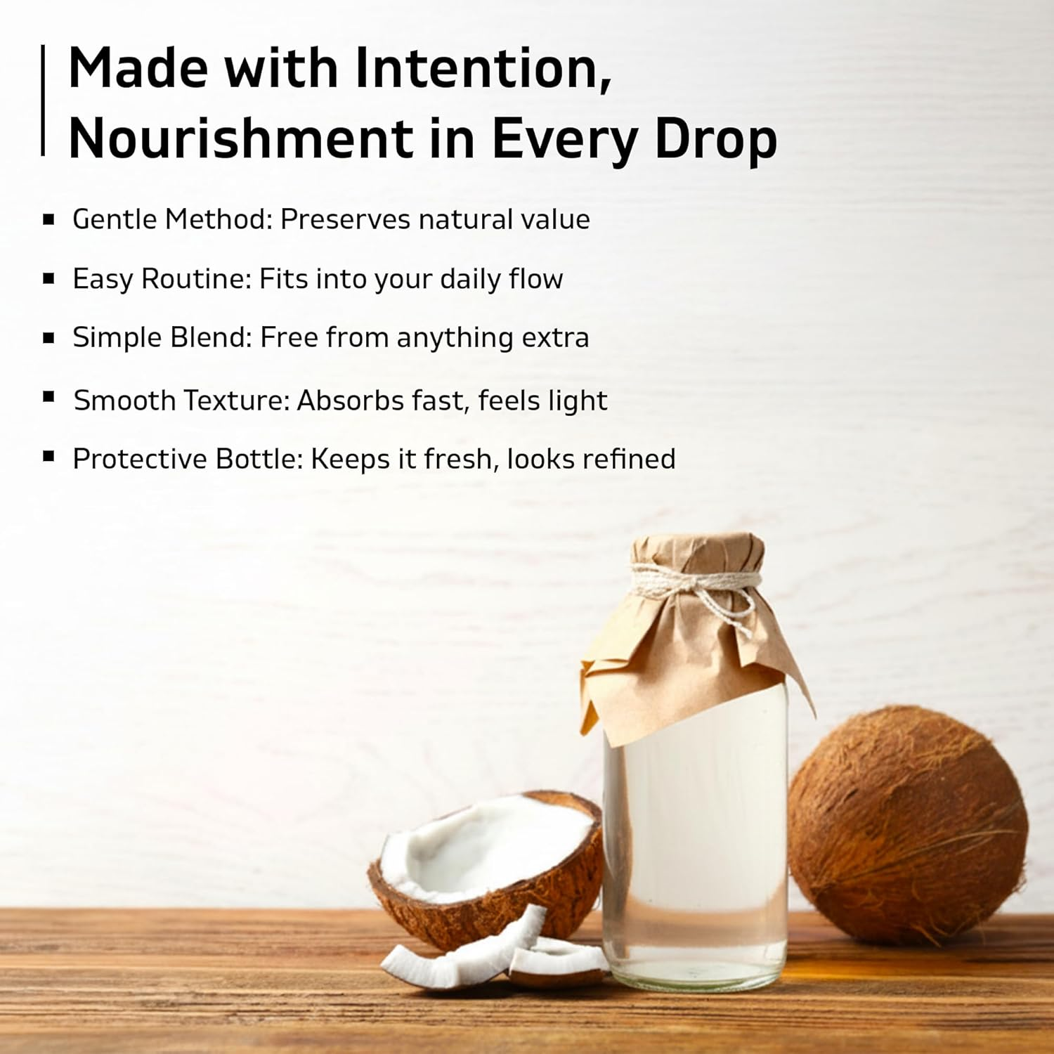 Organic Fractionated Coconut Oil 250Ml &ndash; Pure & Natural Carrier Oil for Hair, Skin & Body &ndash; Moisturiser, Massage&ndash; Vegan & Non-Gmo by Anlivian (250ML)