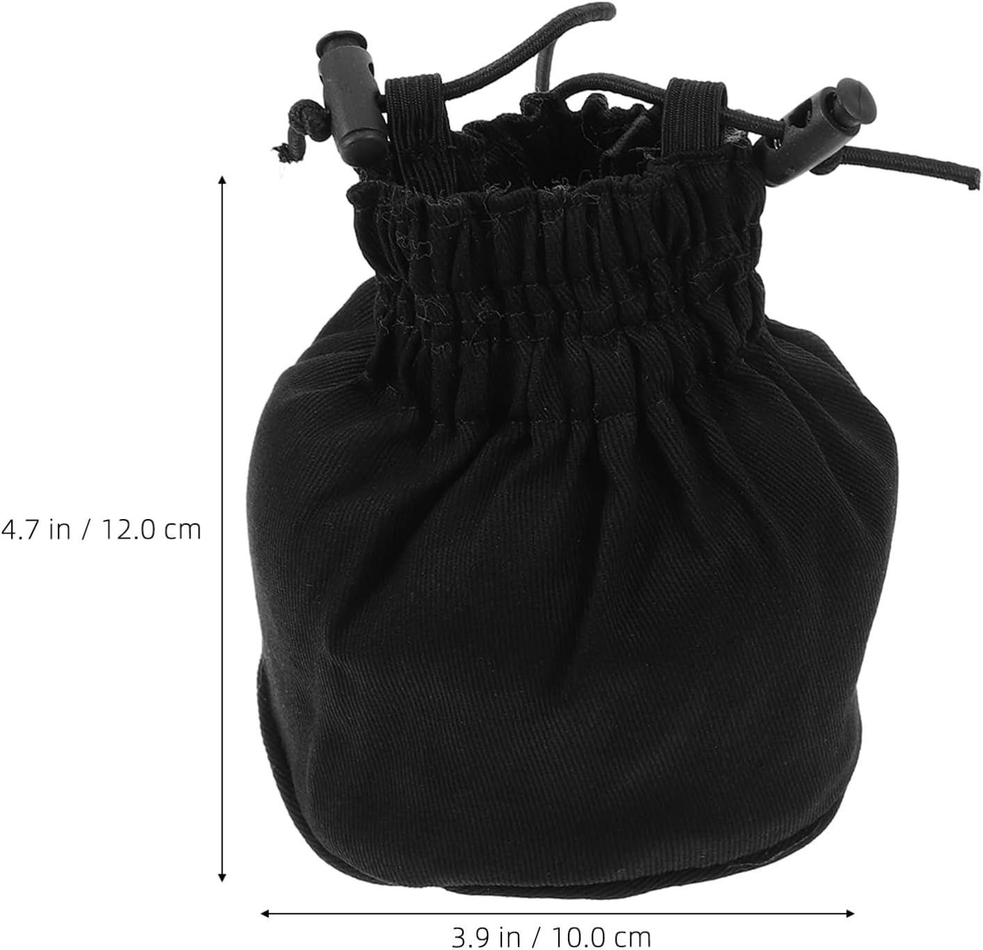 Universal Foldable Hair Dryer Organizer Case with Mesh Diffuser Cover Silver Canvas Hair Blower Sleeve Wet and Dry Use image number 6