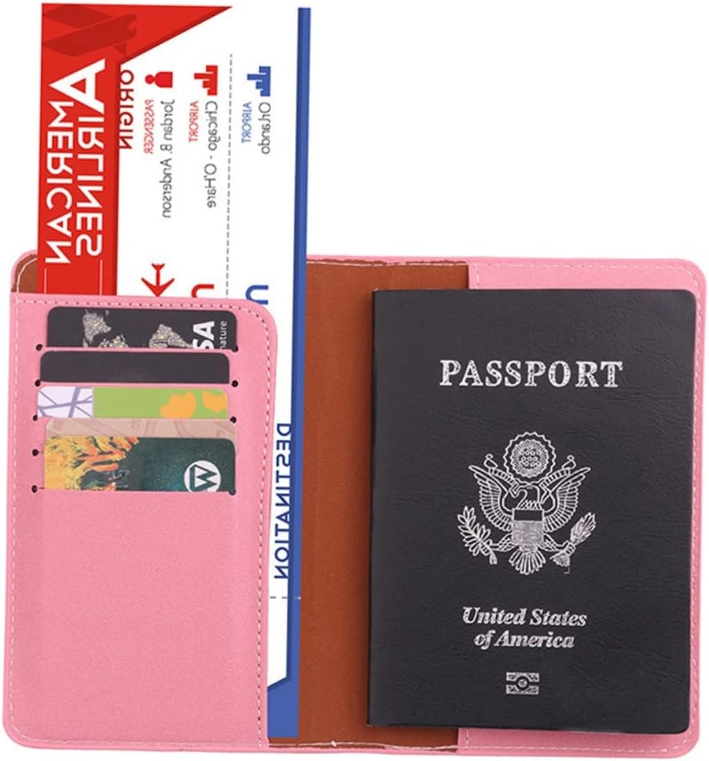 4 Pcs Pouch Holder Pass Case Passport Wallet Id Folder image number 4