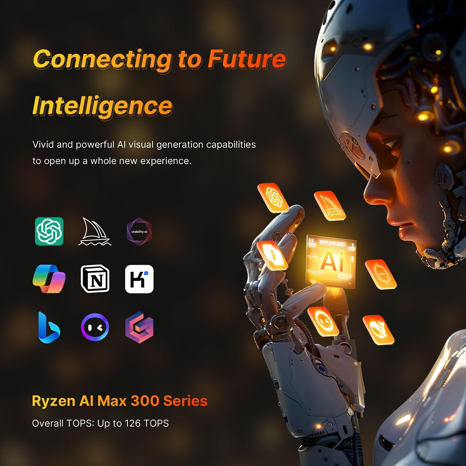 BOSGAME AI Mini PC M5 AMD Ryzen AI Max+ 395(Up to 5.1Ghz, 16C/32T) Mini Desktop Computers 96GB LPDDR5 2TB Pcie4.0X4 SSD Mini PC Windows 11 Pro Dual 2.5G RJ45 LAN | HDMI2.1 | DP1.4 | USB4 | Wi-Fi 7 image number 4