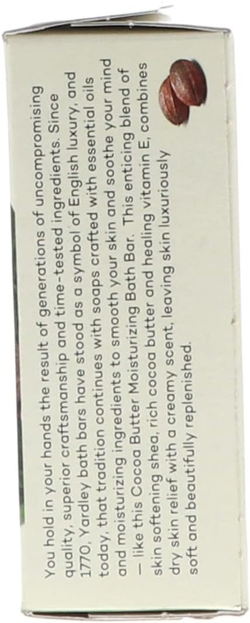 Yardley Moisturizing Bar Cocoa Butter 4.25 Oz (Pack of 2) image number 5