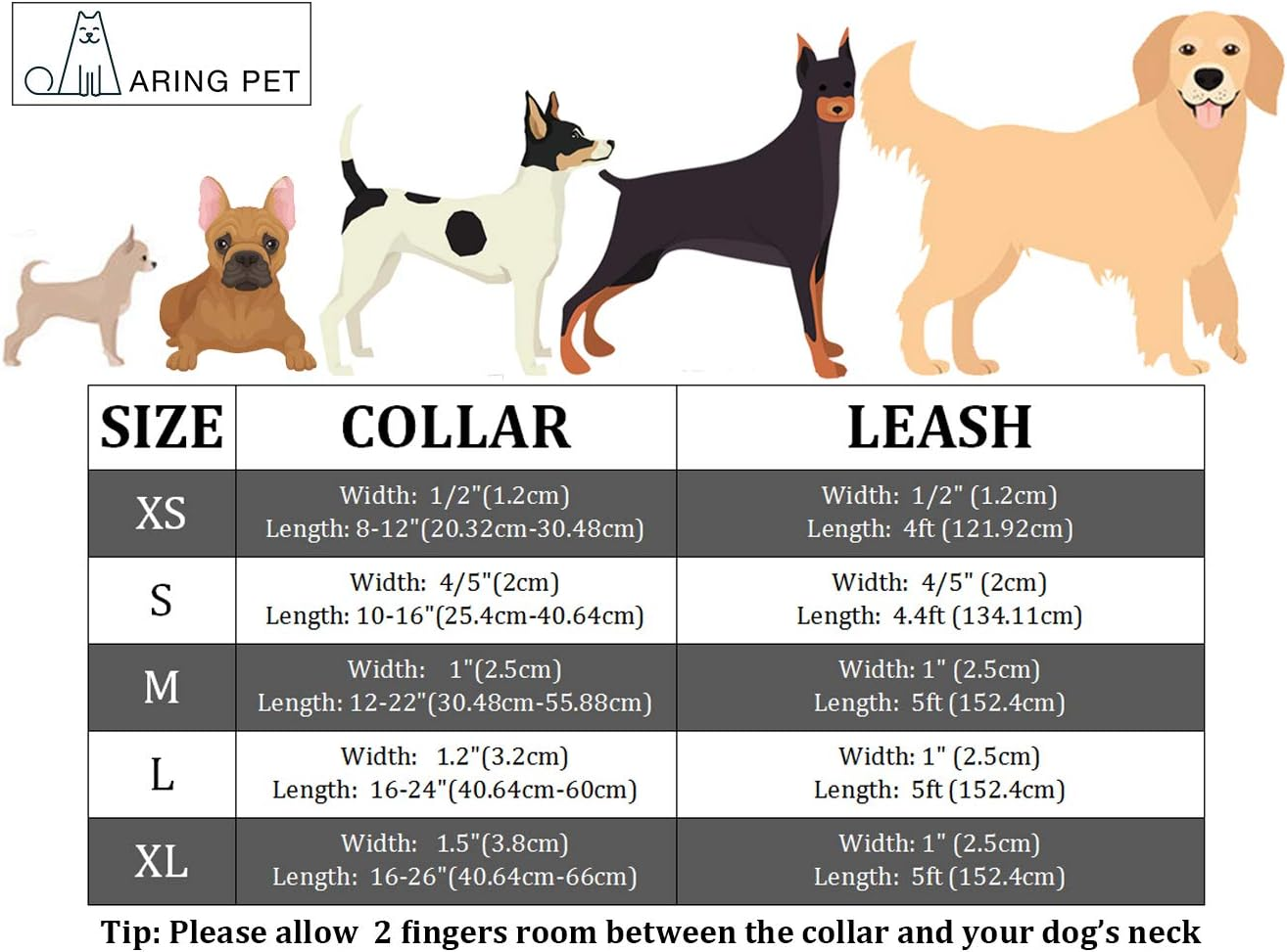 ARING PET Dog Collar Leash, Velvet Dog Collar Leash Set, Soft & Comfy, Adjustable Collars Dogs Cats image number 5