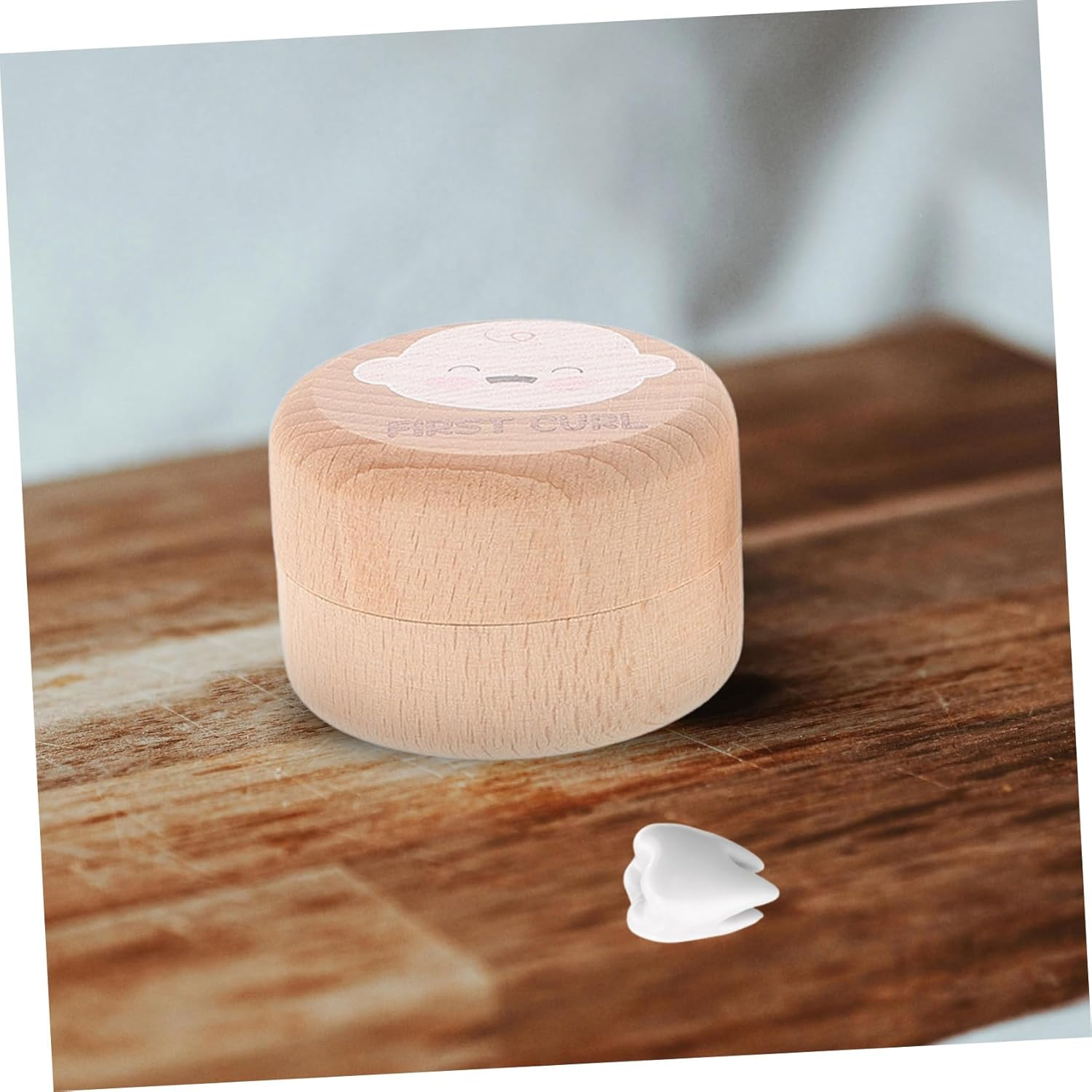 2Pcs Wooden Tooth Keepsake Box for First Lost Teeth Cute Boy Girl for Boys Girls image number 3