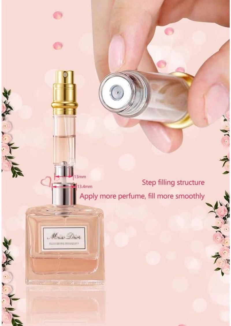 Portable Mini Refillable Perfume Atomizer Leather Travel Cologne Sprayer Atomizer Leakproof Spray Bottle Sample Container for Business image number 4