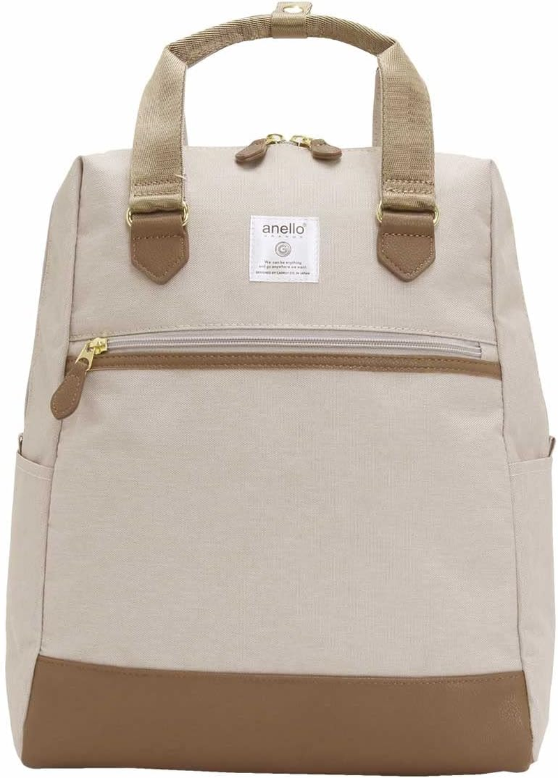 Anello Grande GHM0511 Backpack A4 Water Repellent, Lightweight, 10 Pockets, Multiple Storage, Adult Travel