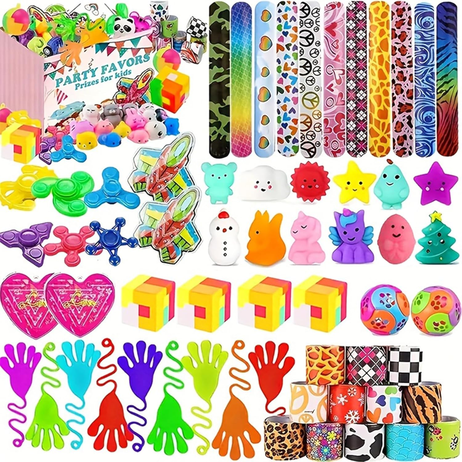 43PCS Party Favors for Kids, Goodie Bags Stuffers for Classroom Reward Prizes, Birthday Gifts Toys, Treasure Chest Toys, Carnival Prizes for Kids 3-5 6-8 8-12 image number 2
