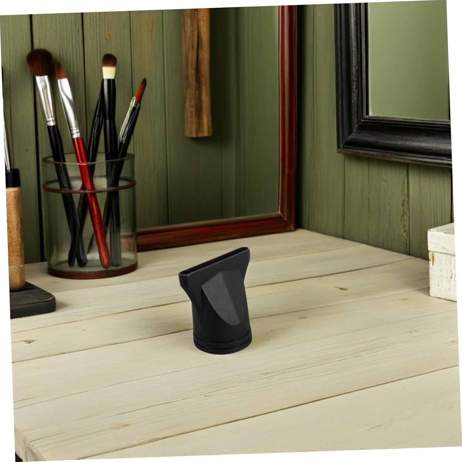 NOLITOY 6Pcs Hair Dryer Nozzle Accessories Smooth Nozzle Plastic Black image number 6