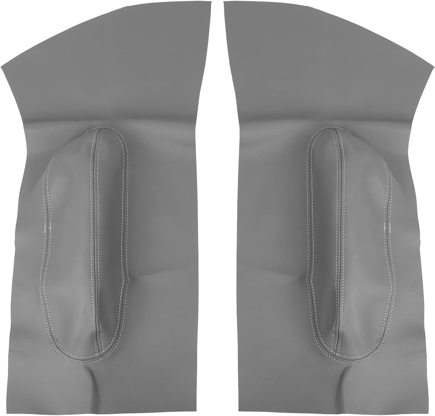 X AUTOHAUX Pair Beige Microfiber Leather Door Panel Armrest Cover Replacement for Volkswagen Beetle 1998-2010 Leather