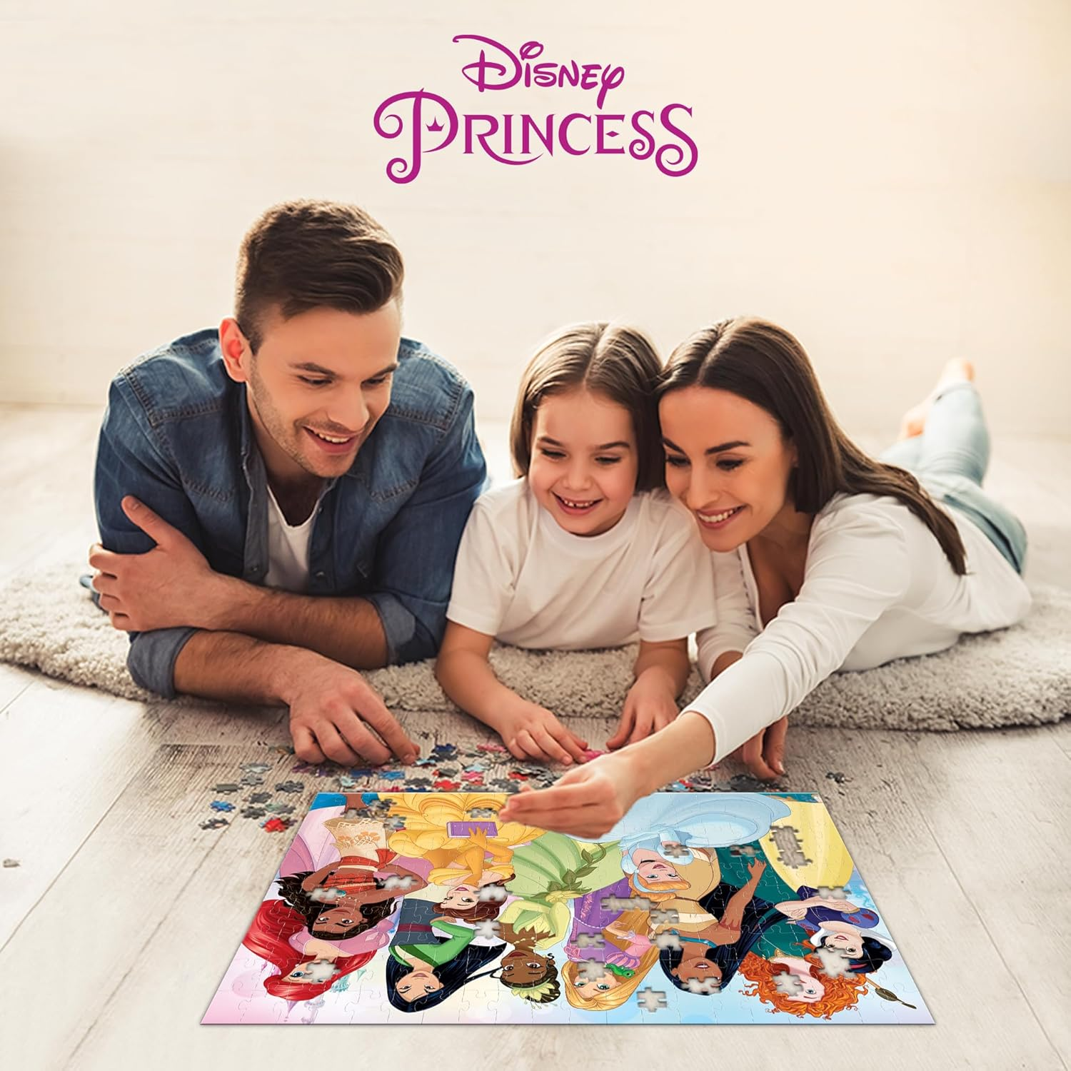 PRIME 3D | Disney Princess | 3D Lenticular Jigsaw Puzzle | 61Cm X 46Cm - 200 Pcs | Games & Puzzles | Ages 6+ image number 2