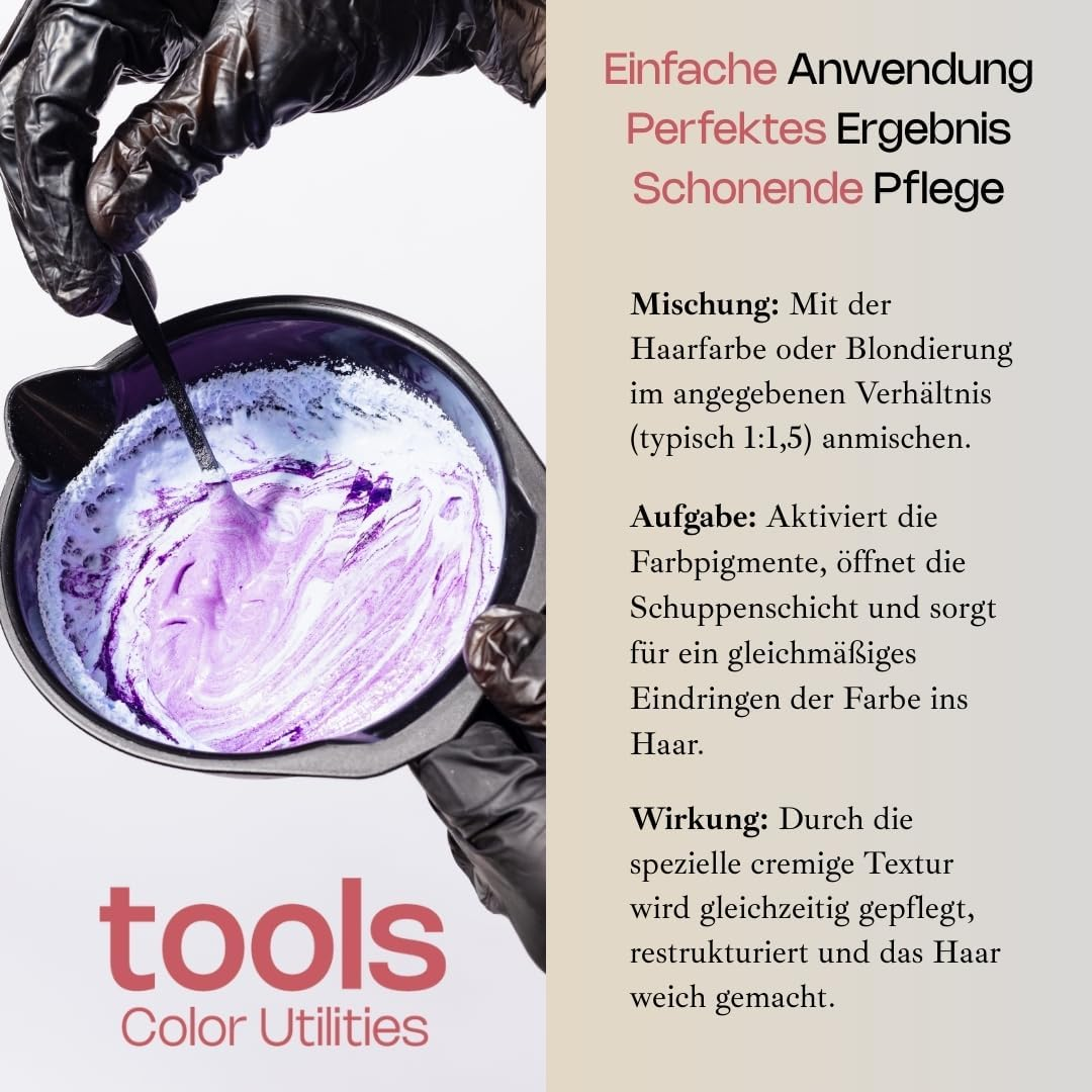 Raywell Cream Activator 3% 1000 Ml | Oxidant for Hair Colour & Tint | Easy to Use & Perfect Hold | Developer for Even, Long-Lasting Colour Results in Salon Quality (3%) image number 2