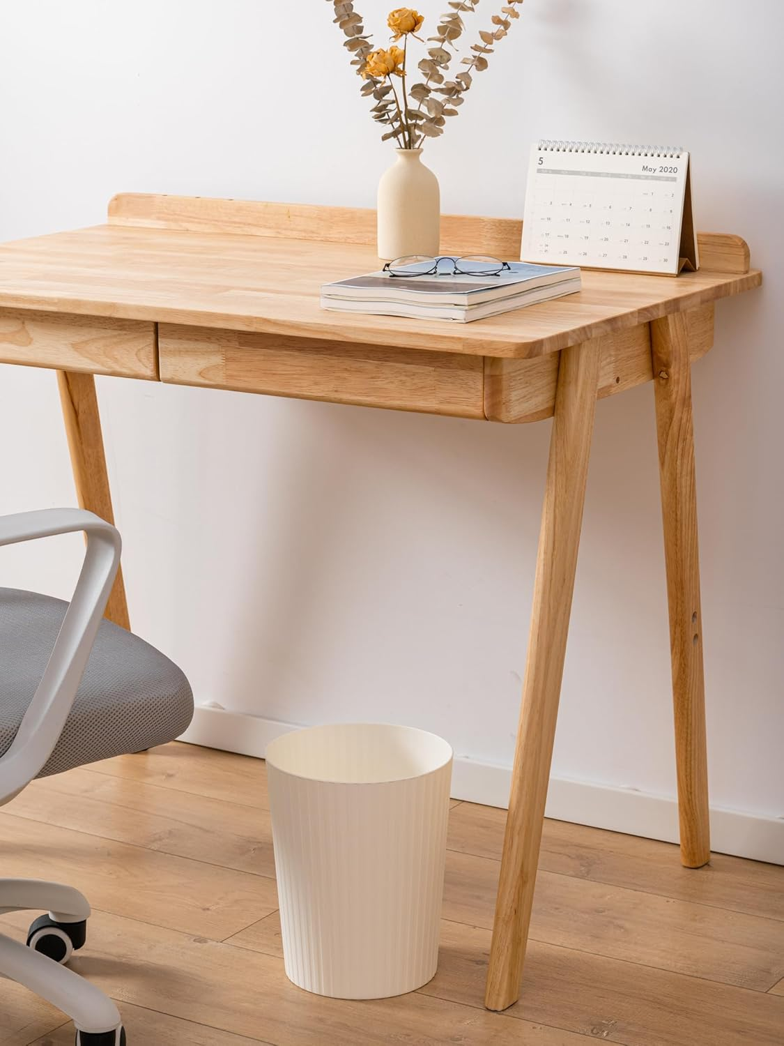 Cetomo 7.2 L X 3 Set, Waste Paper Bin, Waste Paper Bin, Rubbish Bin for Bathrooms, Kitchens, Home Offices, Dormitories, White - 6 X Black image number 4