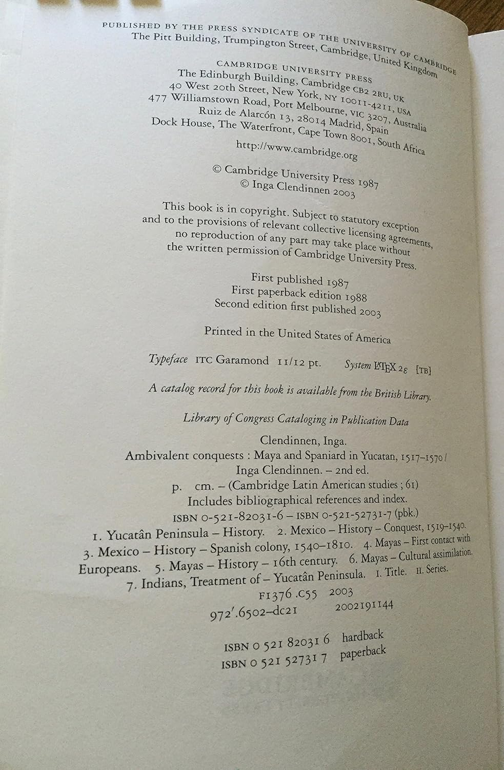 Ambivalent Conquests: Maya and Spaniard in Yucatan, 1517-1570: 61 image number 1